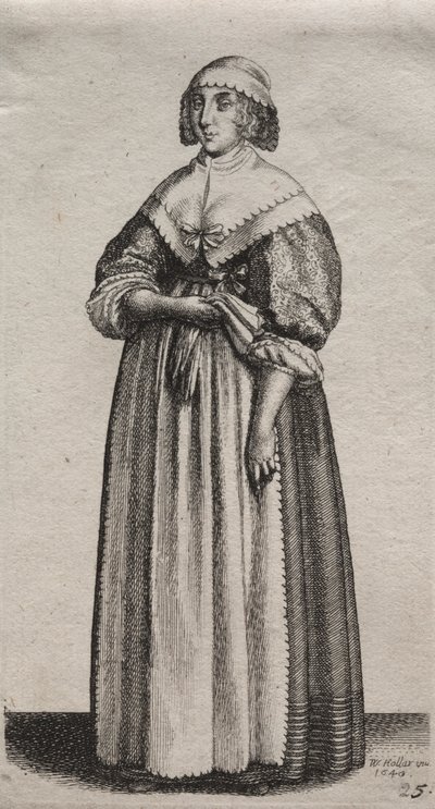 The Several Habits of English Women, from the Nobility to the Country Women..., 1640 by Wenceslaus Hollar