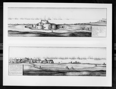 The Town and Castle of Deal, Kent by Wenceslaus Hollar