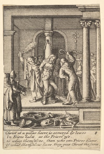 The Scourging by Wenceslaus Hollar