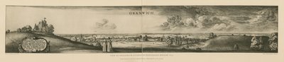 View of Greenwich Etched in 1637 by Wenceslaus Hollar