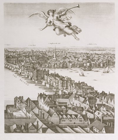 View of London, published 1647 (detail) by Wenceslaus Hollar