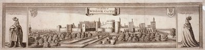 View of the South Side of Windsor Castle, Berkshire by Wenceslaus Hollar