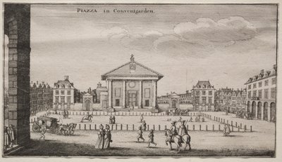 Views of London: The Piazza in Covent Garden by Wenceslaus Hollar