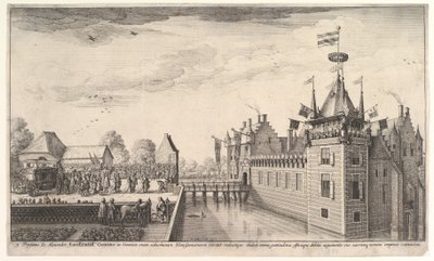 Visit to A. Roelants by Wenceslaus Hollar