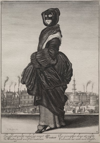 Winter by Wenceslaus Hollar