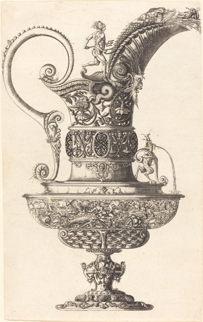 Jar with Neptune by Wenzel Jamnitzer I