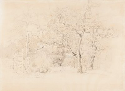 Landscape, Grove by Werner Holmberg