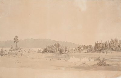 Bay of Lake Näsijärvi by Werner Holmberg