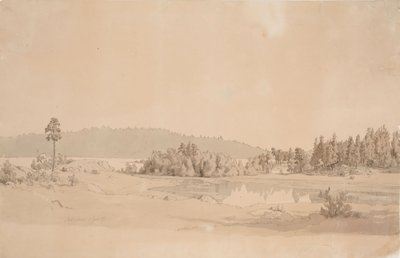 Bay of Lake Näsijärvi by Werner Holmberg