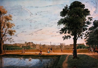 View of the Orangery, in front of the Friedrichsthore near Kassel by Werner Kobold