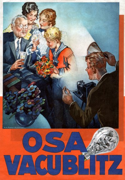 Advertising for the Brand OSRAM by Werner von Axster Heudtlass