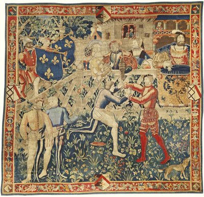 The Meeting of Kings Henry VIII and King Francis I Tapestry by West European Applied Art