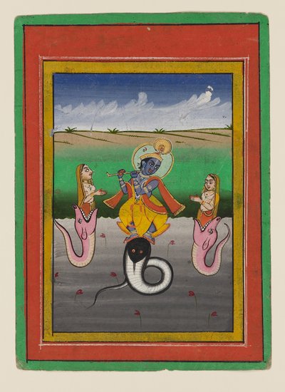 Krishna Kaliyamardaka by West Indian School