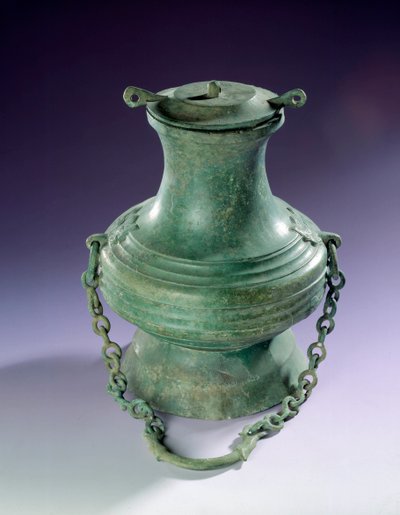 Chinese Art: Bronze Vase from Than-Hoa, Han Period. Paris, Musee Cernuschi by Western Han Dynasty Chinese School
