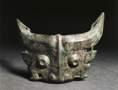 Ritual Mask Depicting Taotie, Western Zhou Dynasty, China by Western Zhou Dynasty Chinese School
