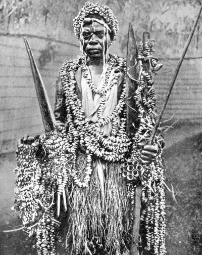 A Witch-Doctor, Uganda, Africa by Wide World Photos