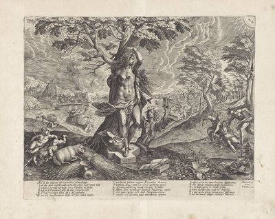 Allegory of Patience During the Period of War by Wierix