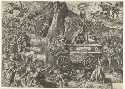 The Triumph Wagon of Peace, 1577 by Wierix