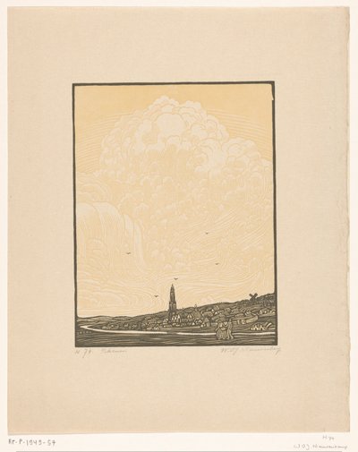 Rhenen by Wijnand Otto Jan Nieuwenkamp (signed by artist)
