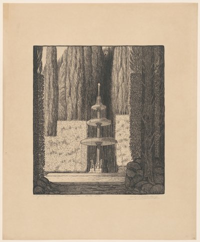 Rest of the Bishops by Wijnand Otto Jan Nieuwenkamp (signed by artist)