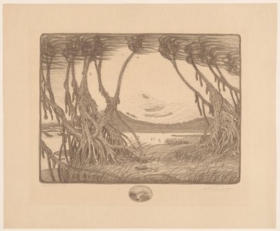 Sea Wind, South Coast of Java by Wijnand Otto Jan Nieuwenkamp (signed by artist)