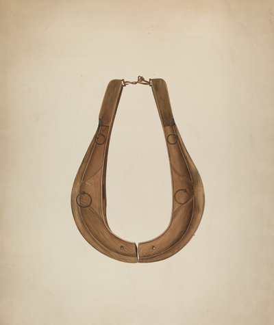 Horse Collar and Hame by Wilbur M Rice