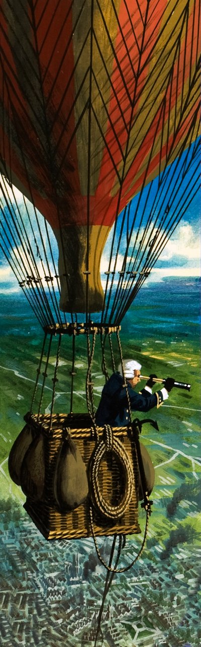 The First Military Mission from the Air by Wilf (20th century) Hardy