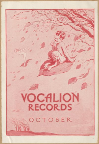 Vocalion Records Bulletin by Wilfred Fryer, Curtis Advertising Agency