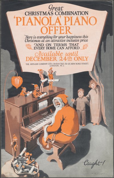 Aeolian Company Pianolas, 1920s by Wilfred Fryer