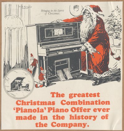 Aeolian Company Pianolas, 1920s by Wilfred Fryer