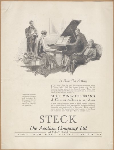 Aeolian Company Pianolas by Wilfred Fryer