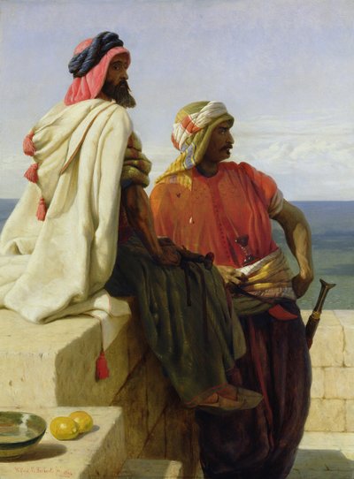 Saracens in Front of Their Position by Wilfred Vincent Herbert