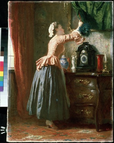 A Maid by Wilhelm Amberg