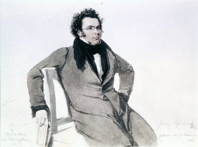 Franz Schubert (1797 - 1828) by Wilhelm August Rieder