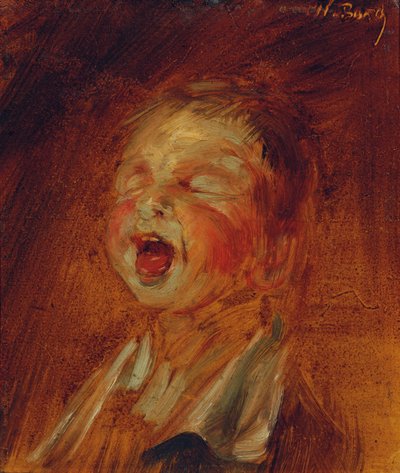 Screaming Boy, c.1873 by Wilhelm Busch