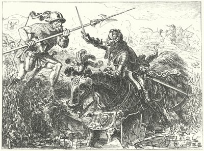 Death of Charles the Bold, Duke of Burgundy, at the Battle of Nancy by Wilhelm Camphausen