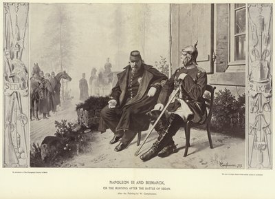 Napoleon III and Bismarck on the Morning after the Battle of Sedan by Wilhelm Camphausen