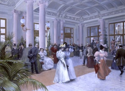 The Vestibule of the Imperial Baths by Wilhelm Gause
