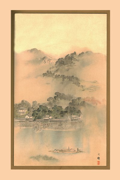 A Spring Morning on the River Yodo, c1870, 1886 by Wilhelm Greve