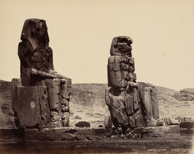 Colossi of Memnon at Thebes by Wilhelm Hammerschmidt