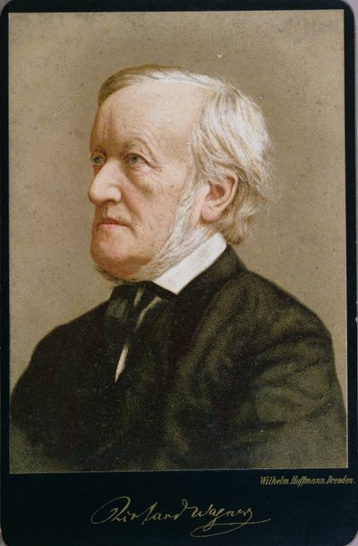 Portrait of Richard Wagner by Wilhelm Hoffmann