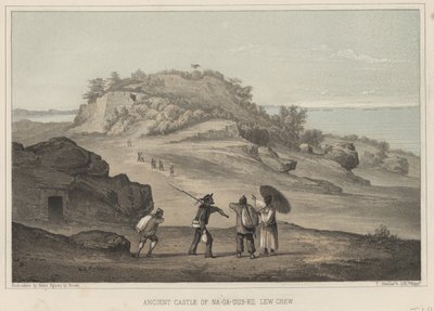 Ancient Castle of Na-Ga-Gus-Ko, Lew Chew by Wilhelm Joseph Heine