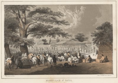 Market Place at Napha, 1855 by Wilhelm Joseph Heine