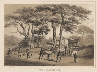 Tshan-Di-Coo-Sah, Lew Chew, 1855 by Wilhelm Joseph Heine
