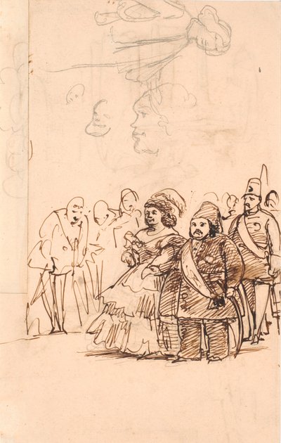 The Turkish Prince Mehemet Aly as Countess Danner