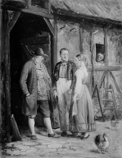 The Sweetheart is Introduced by Wilhelm Marstrand