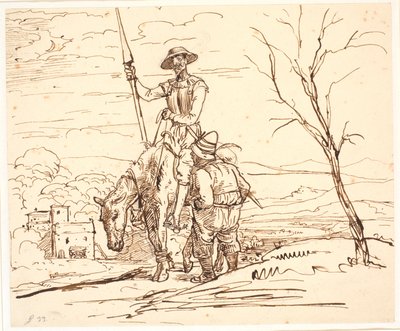 Sancho Panza Tells the Story of the Goats by Wilhelm Marstrand