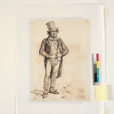 Study of the Sunday-dressed Shoemaker in Another Form by Wilhelm Marstrand