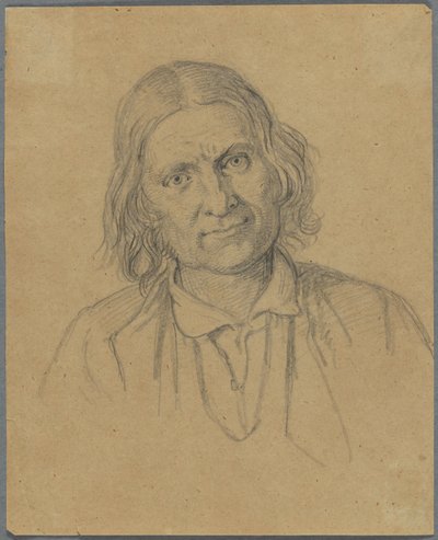 Study of a Man, Study for Churchgoers Arriving at Leksand by Wilhelm Marstrand
