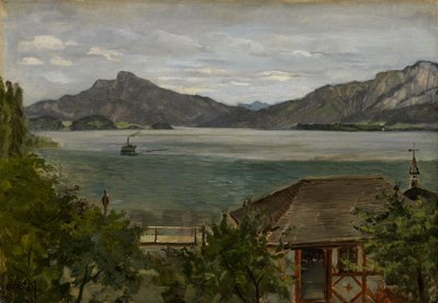 At Mondsee by Wilhelm Trübner
